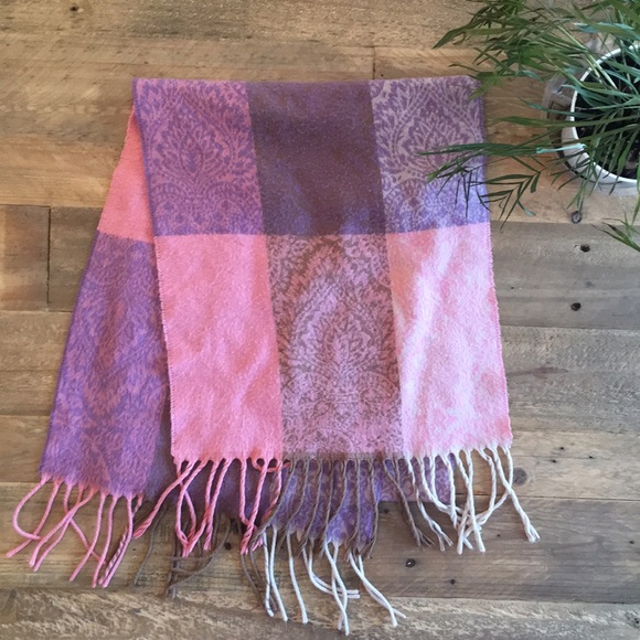 Accessories - ♦️Final Price♦️Pink, Purple, Brown and Cream Scarf